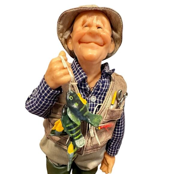 Vintage 2000 Richard Simmons Nana's Family Walter 11 inch Resin Doll - Picture 6 of 16